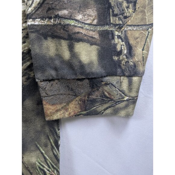 Red Head Mossy Oak Break Up Mens 2XL Hardwoods Camo Hunting T-Shirt Long Sleeve - Picture 7 of 11
